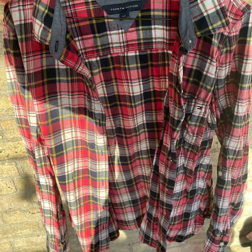 Tommy Hilfiger Multicolor Plaid Casual Shirt